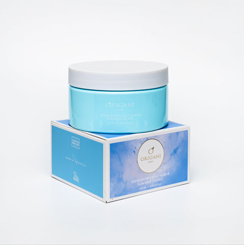 Body Exfoliating Salt Scrub Summer Lychee